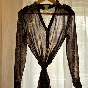 Cache Sheer Blouse